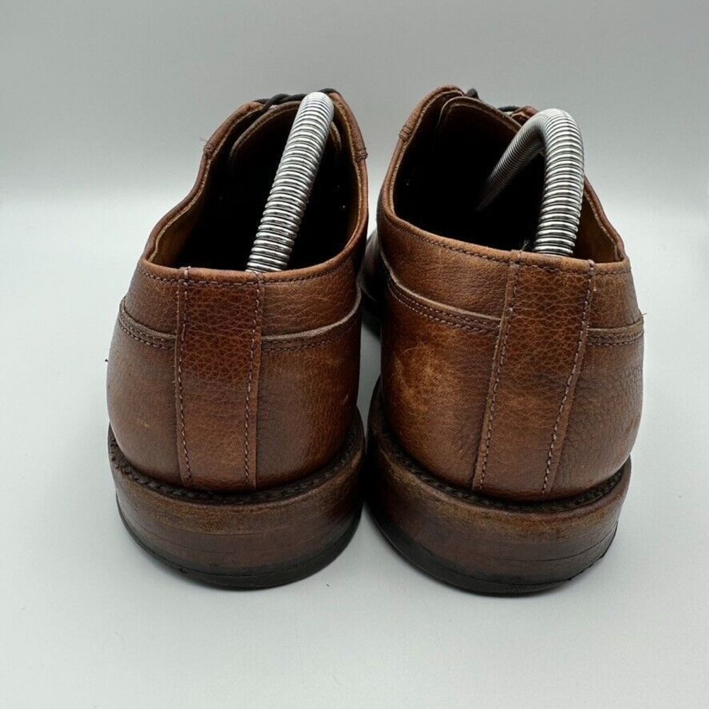 Allen Edmonds "Jackson"‎ Walnut Brown Leather Moc Toe Oxford Men's Size 8.5 - Picture 5 of 14